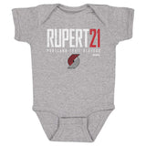 Rayan Rupert Elite Creeper Baby One Piece Kids Baby Onesie Heather Gray