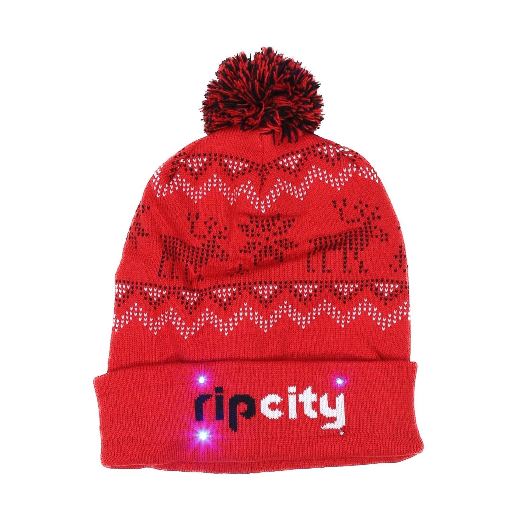 Reindeer Light Up Knit Beanie