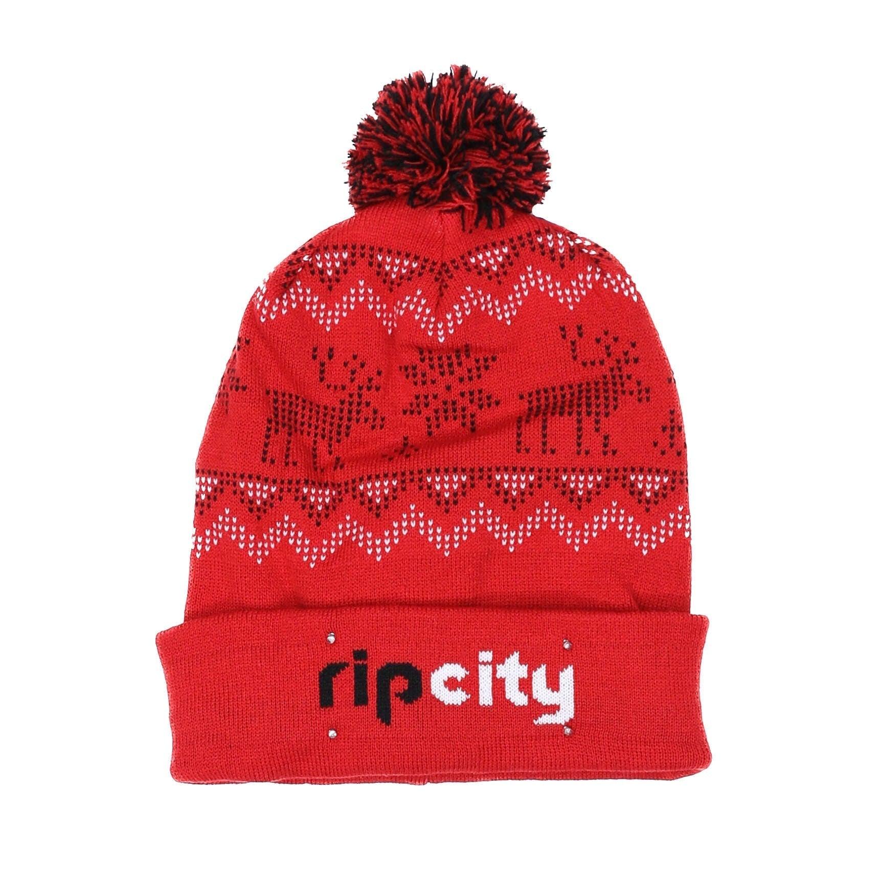 Reindeer Light Up Knit Beanie