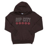 Rip City Remix Ballin Youth Brown Hoodie