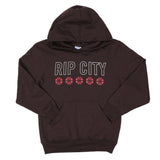 Rip City Remix Ballin Youth Brown Hoodie