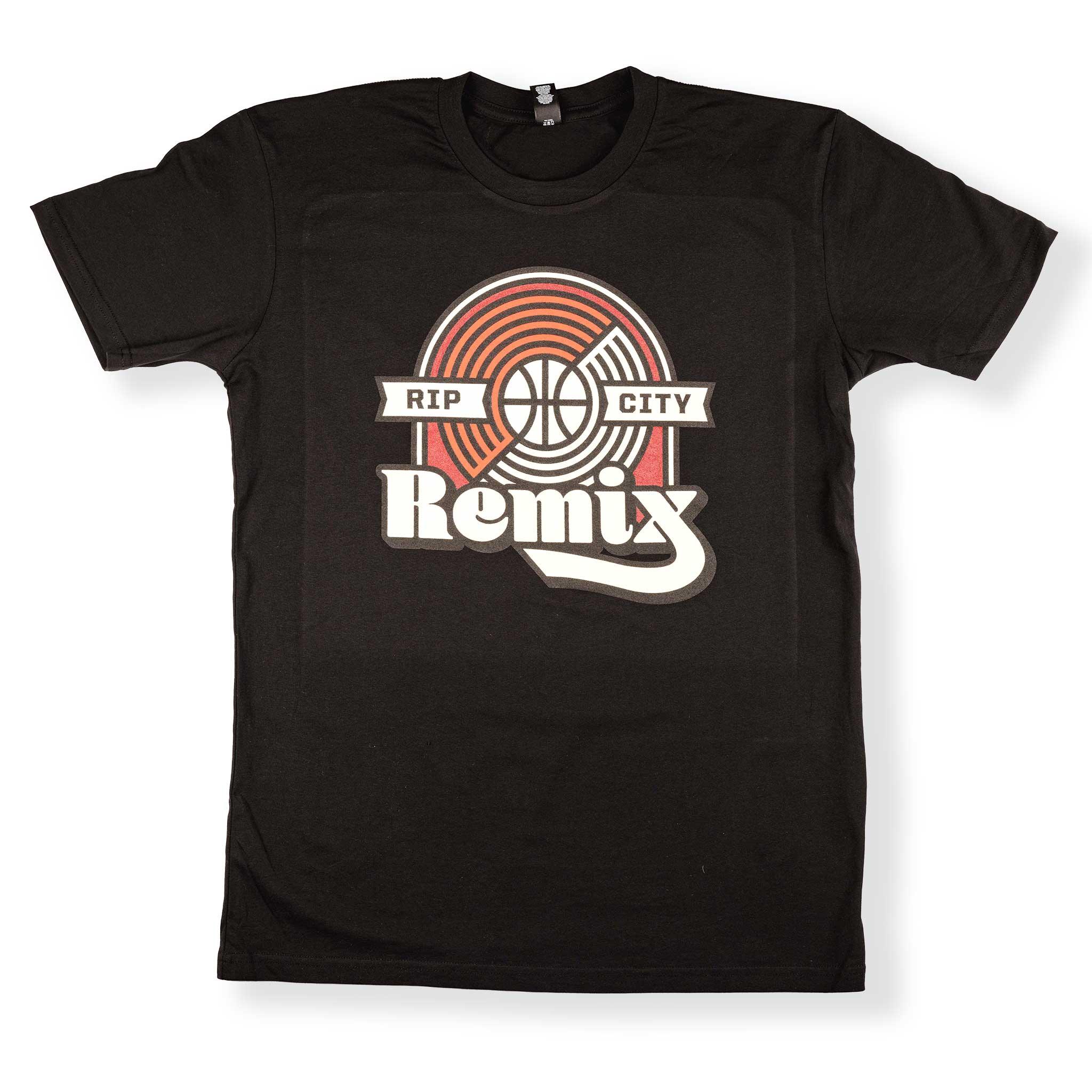 Rip City Remix Unisex Black Tee