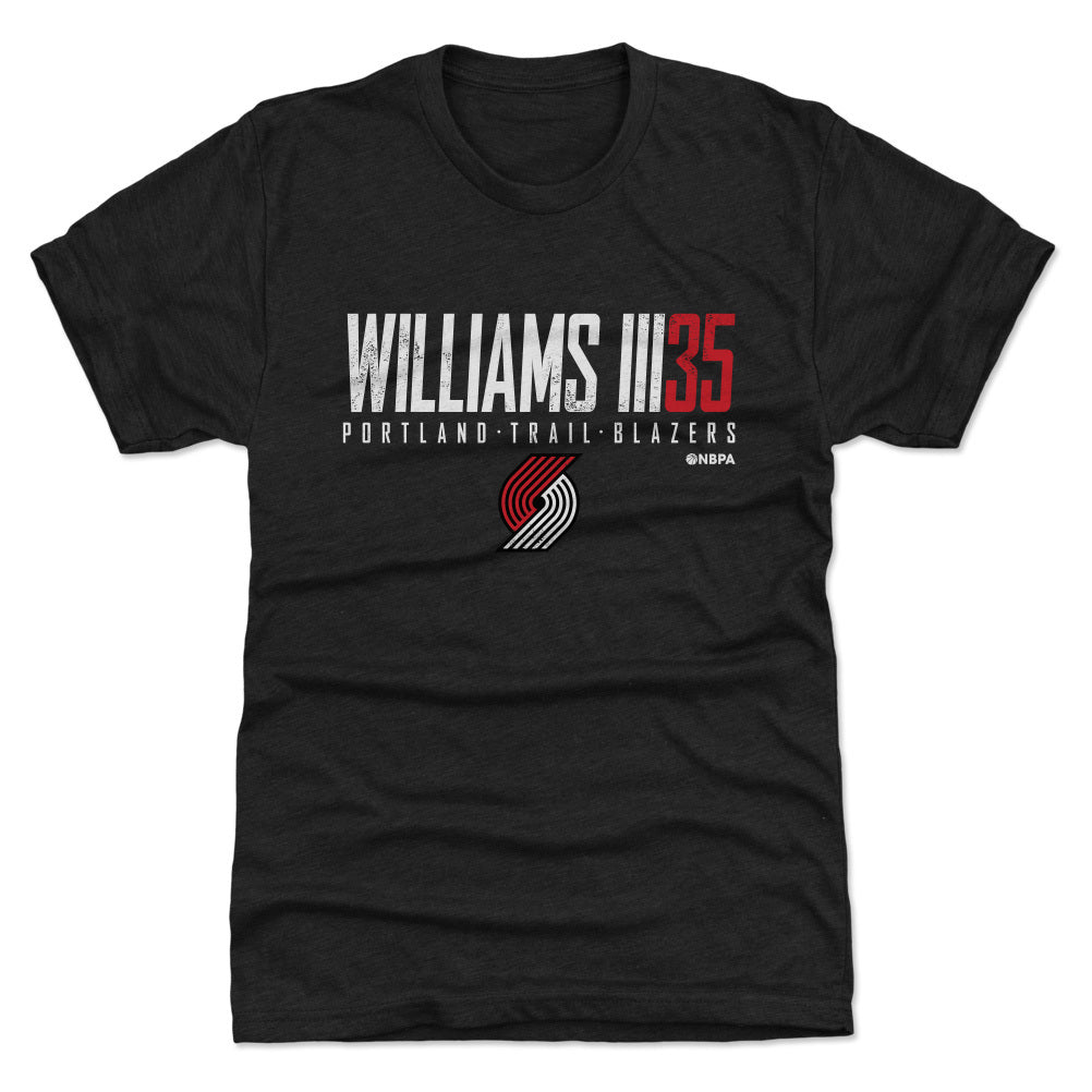 Robert Williams III Portland Trail Blazers Elite T-Shirt Men's Premium T-Shirt Tri Black