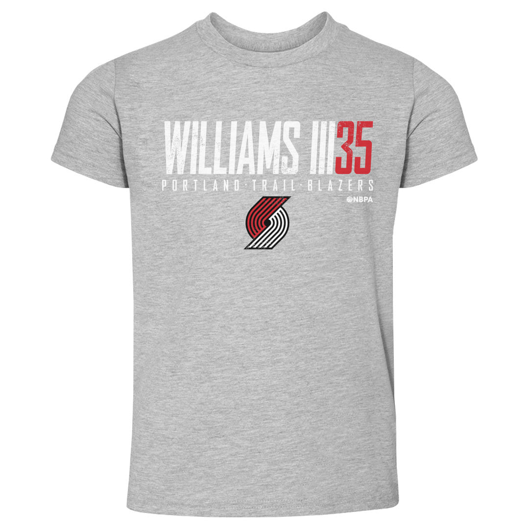 Robert Williams III Portland Trail Blazers Elite Toddler T-Shirt Kids Toddler T-Shirt Heather Gray