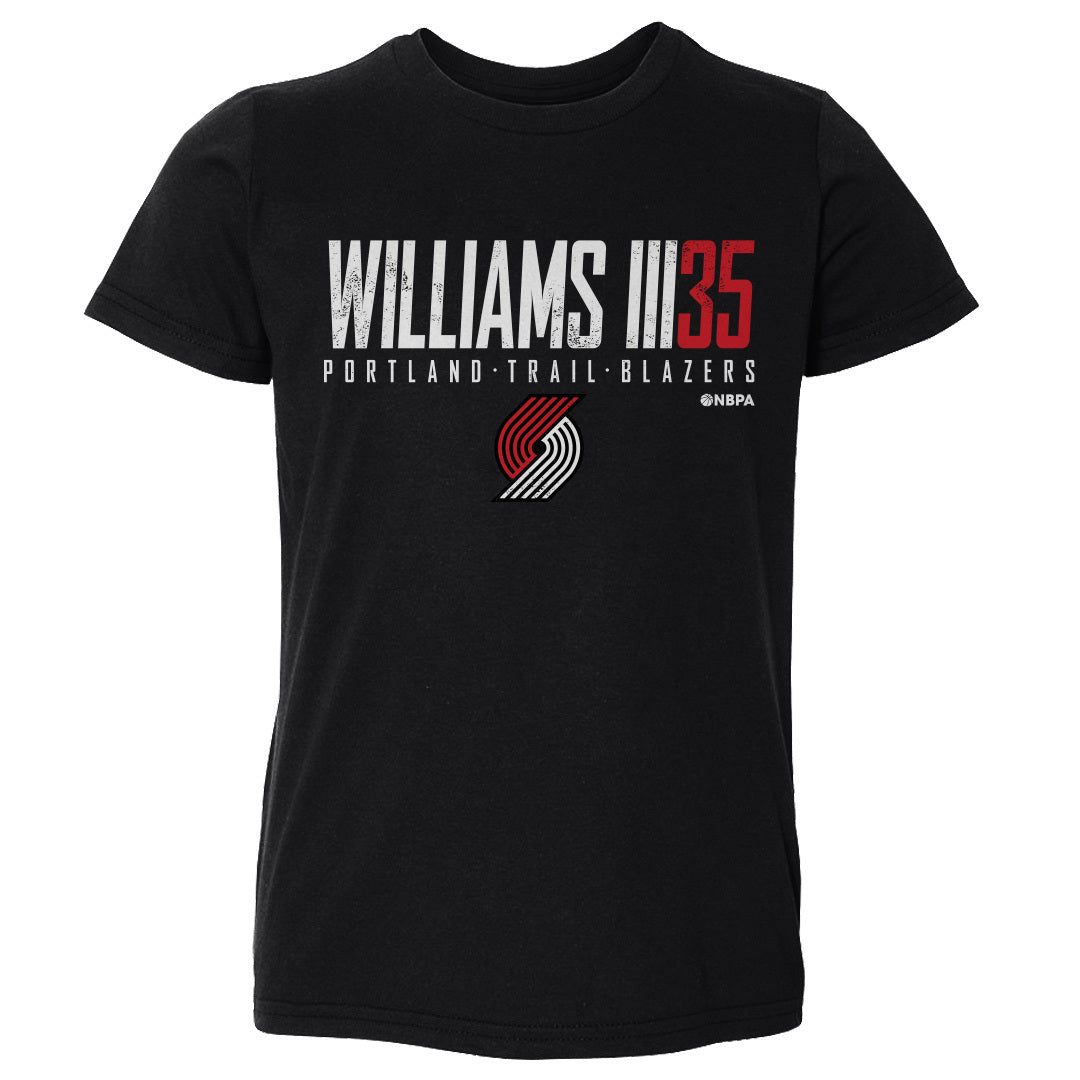 Robert Williams III Portland Trail Blazers Elite Toddler T-Shirt Kids Toddler T-Shirt Black