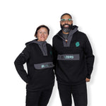 Ruckus Anorak Pullover Black Hoodie