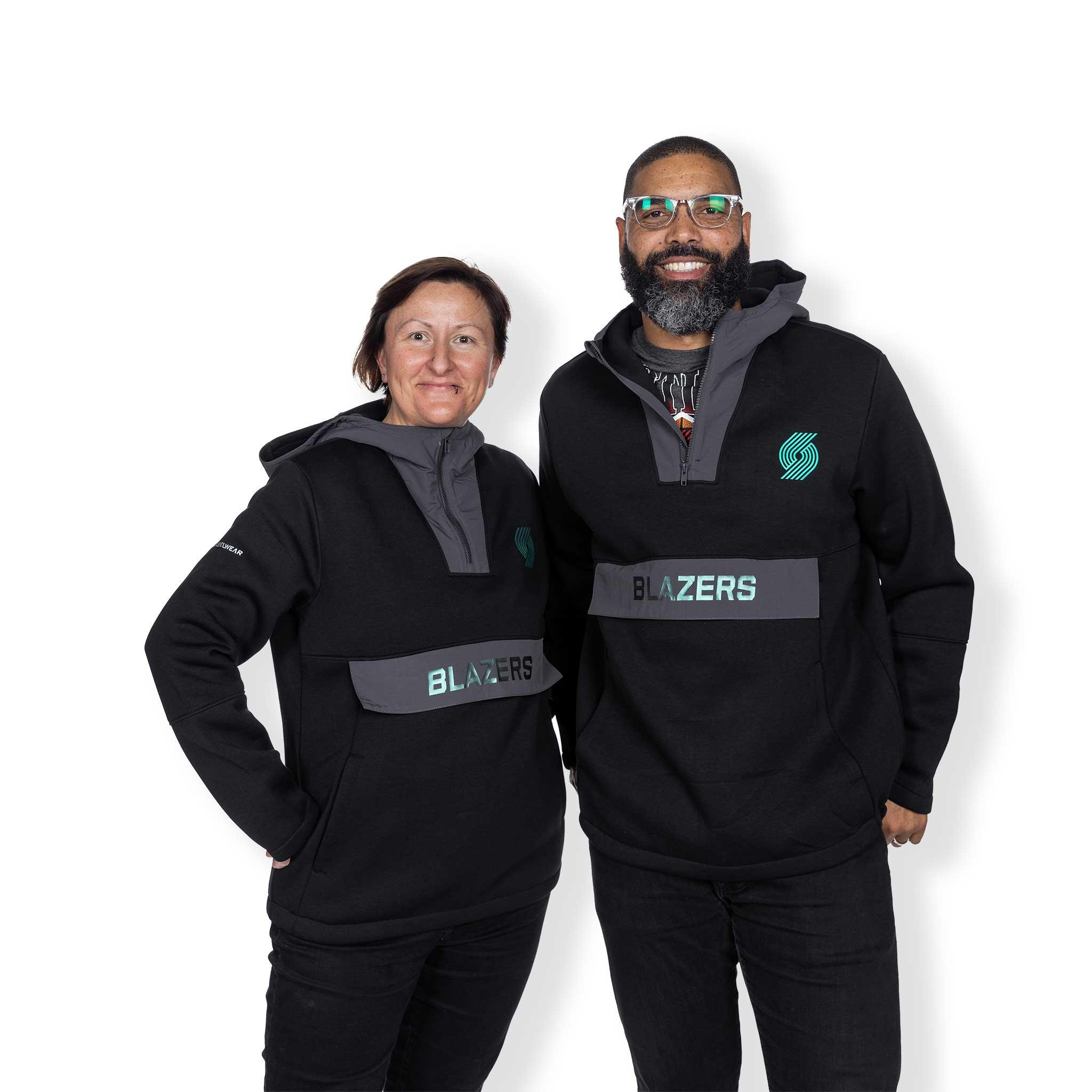 Ruckus Anorak Pullover Black Hoodie