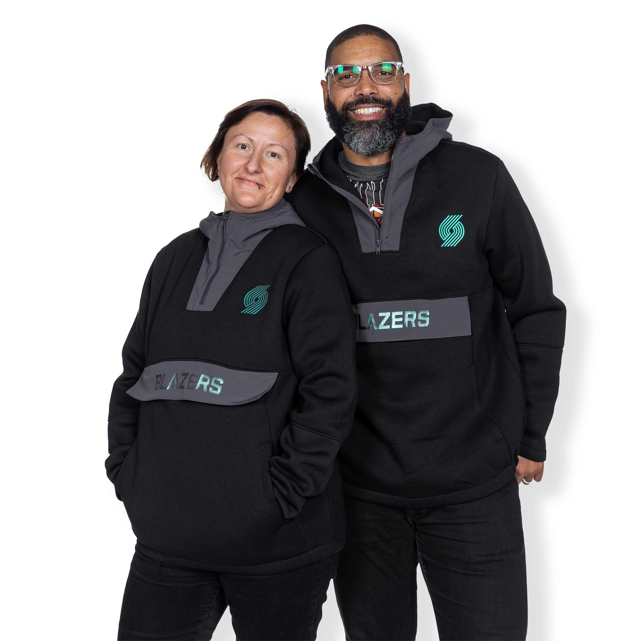 Ruckus Anorak Pullover Black Hoodie