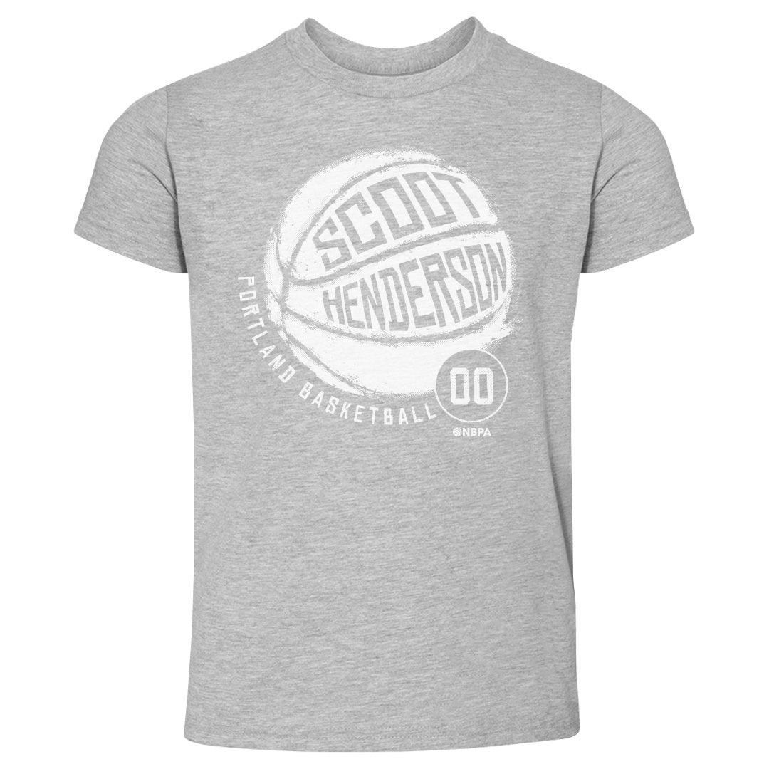 Scoot Henderson Portland Basketball Toddler Shirt Kids Toddler T-Shirt Heather Gray