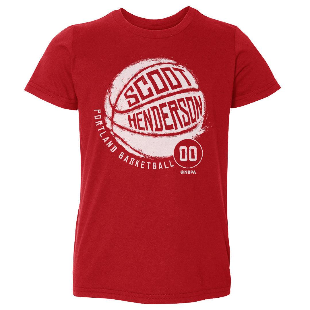 Scoot Henderson Portland Basketball Toddler Shirt Kids Toddler T-Shirt Red