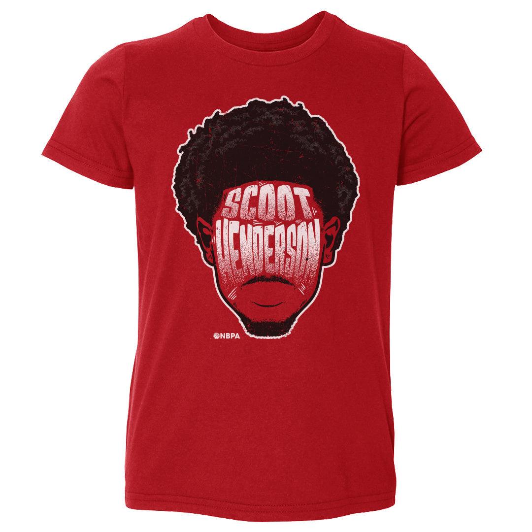 Scoot Henderson Portland Player Silhouette Toddler T-Shirt Kids Toddler T-Shirt Red