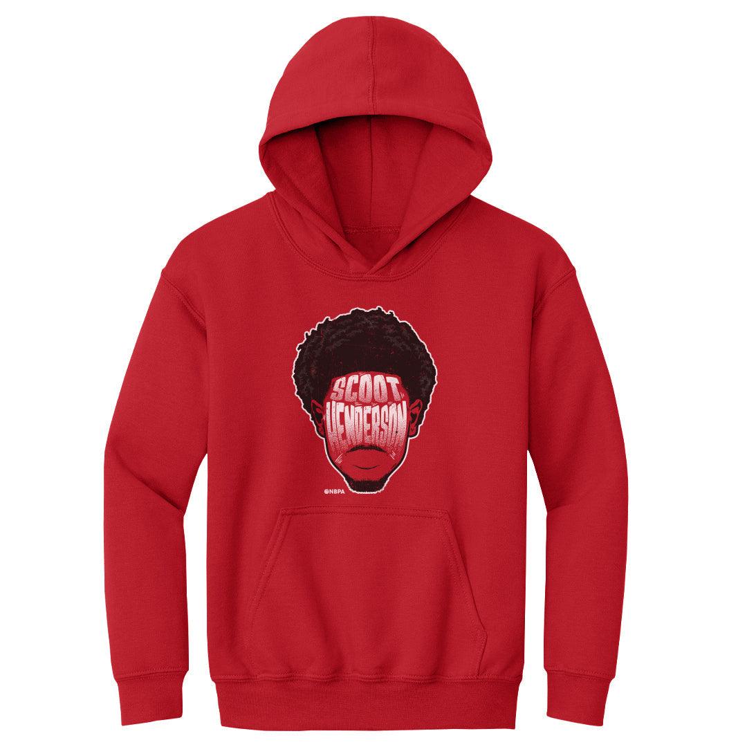 Scoot Henderson Portland Player Silhouette Youth Hoodie Kids Youth Hoodie Red