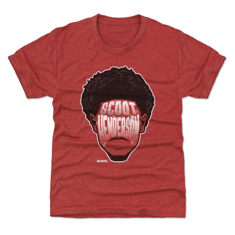 Scoot Henderson Portland Player Silhouette Youth T-Shirt Kids T-Shirt Tri Red YS