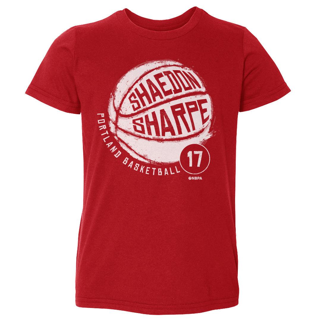 Shaedon Sharpe Portland Basketball Toddler T-Shirt Kids Toddler T-Shirt Red