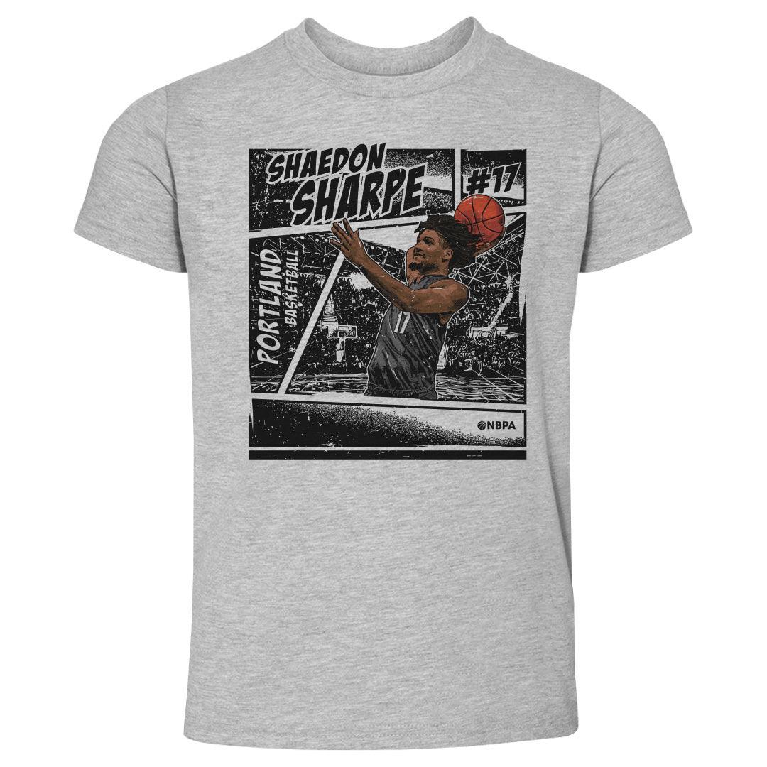Shaedon Sharpe Portland Comic Toddler T-Shirt Heather Gray Kids Toddler T-Shirt