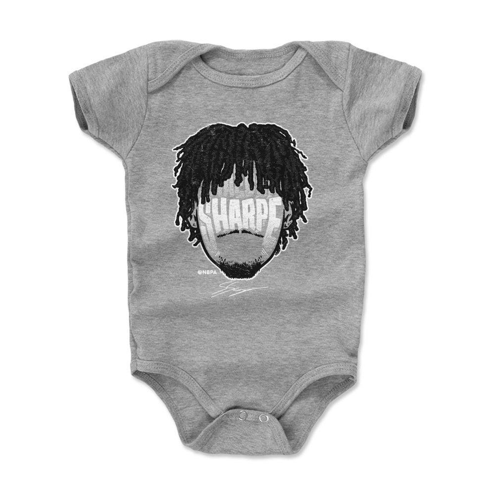Shaedon Sharpe Portland Player Silhouette Infant One Piece Kids Baby Onesie Heather Gray