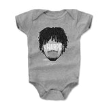 Shaedon Sharpe Portland Player Silhouette Infant One Piece Kids Baby Onesie Heather Gray
