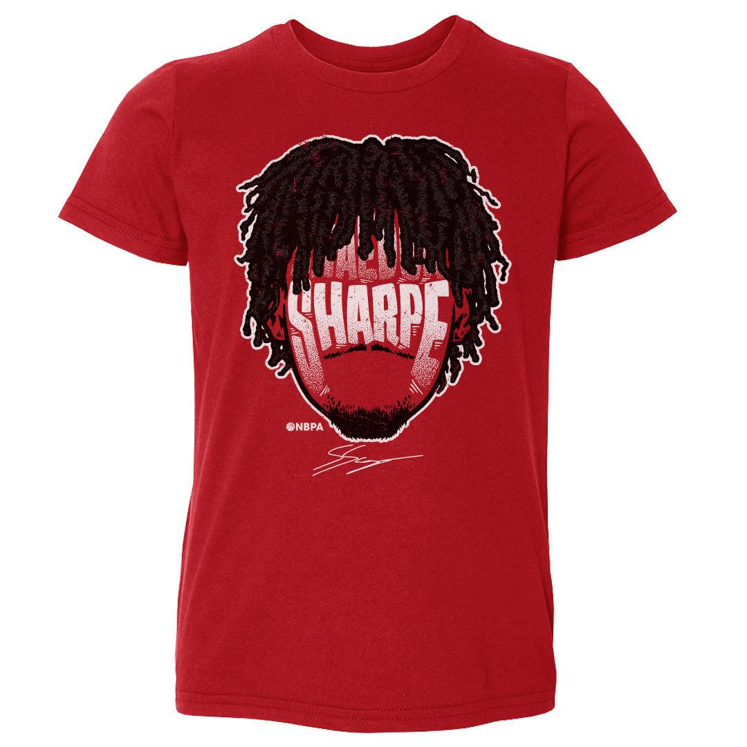 Shaedon Sharpe Portland Player Silhouette Toddler T-Shirt Kids Toddler T-Shirt Red