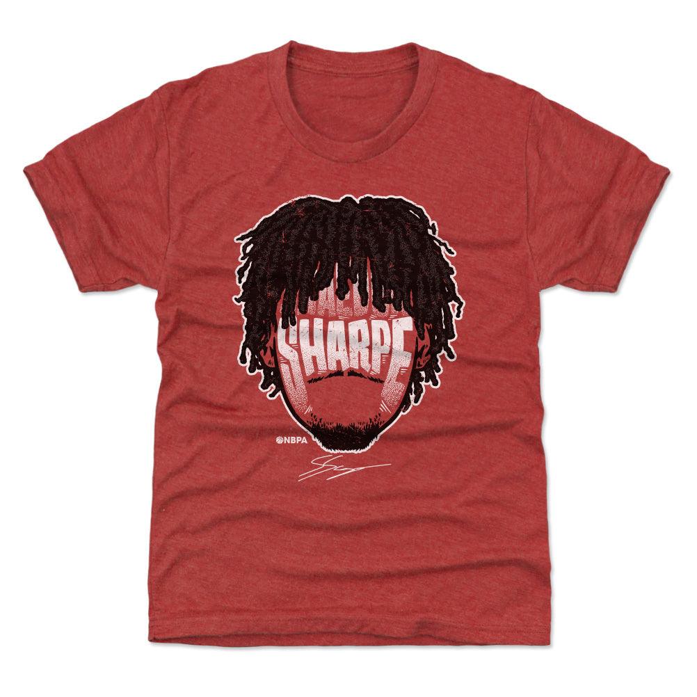 Shaedon Sharpe Portland Player Silhouette Youth T-Shirt Kids T-Shirt Tri Red