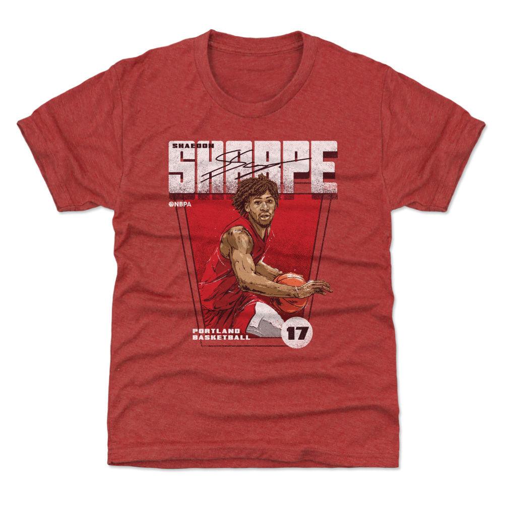 Shaedon Sharpe Portland Premiere Youth T-Shirt Kids T-Shirt Tri Red