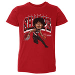 Shaedon Sharpe Portland Trail Blazers Cartoon Toddler T-Shirt Kids Toddler T-Shirt Red