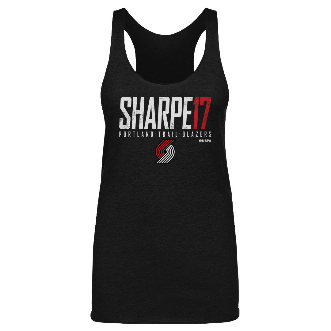 Shaedon Sharpe Portland Trail Blazers Elite Women's Tank Top Women's Tank Top Tri Black