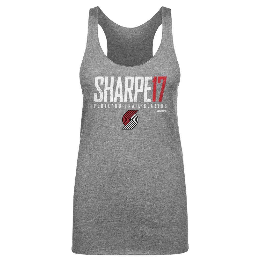 Shaedon Sharpe Portland Trail Blazers Elite Women's Tank Top Women's Tank Top Tri Gray