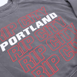 Sportiqe Women's Rip City Cotton Ashlyn Gray Crewneck