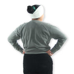 Sportiqe Women's Rip City Cotton Ashlyn Gray Crewneck