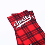 Stance ripcity Retro Plaid City Edition Red & Black Socks