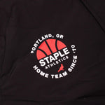 Staple x Trail Blazers Black Snap Up Varsity Jacket