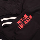 Staple x Trail Blazers Black Snap Up Varsity Jacket