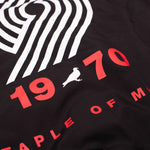 Staple x Trail Blazers Black Snap Up Varsity Jacket