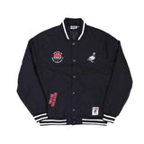Staple x Trail Blazers Black Snap Up Varsity Jacket