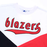 Starter Women's Color Blocked Retro Script Crewneck
