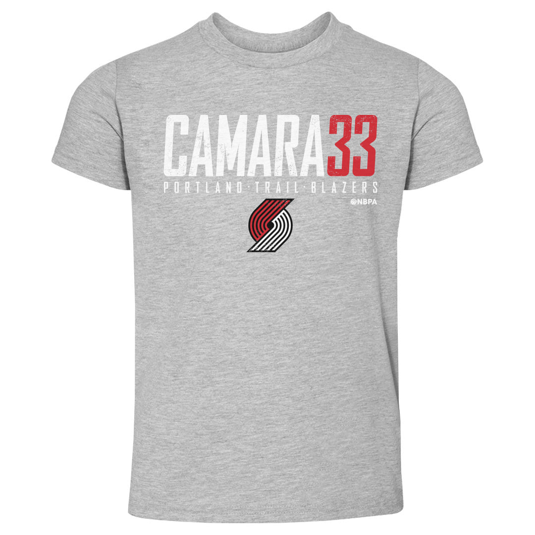 Toumani Camara Portland Trail Blazers Elite Toddler T-Shirt Kids Toddler T-Shirt Heather Gray
