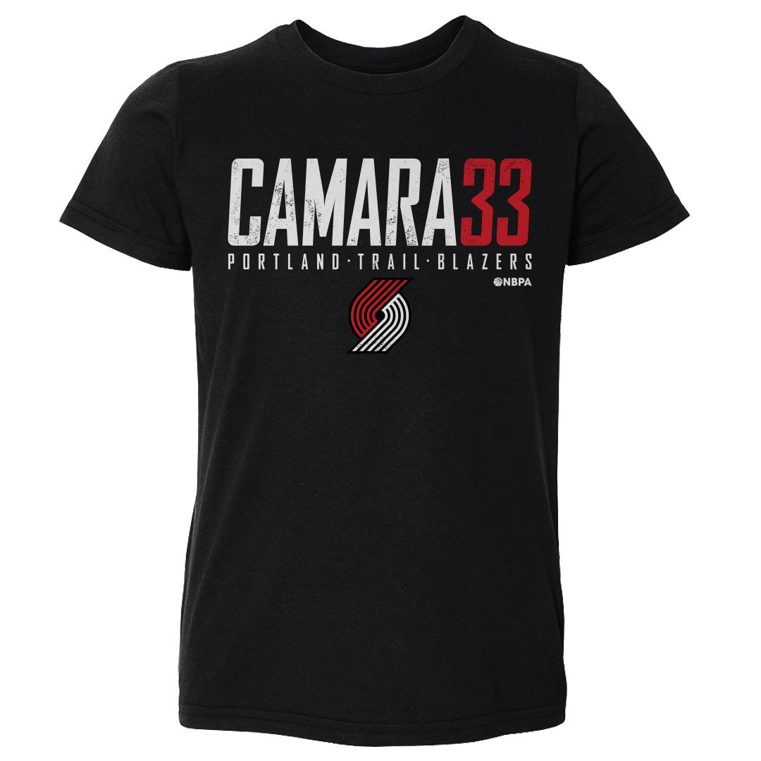 Toumani Camara Portland Trail Blazers Elite Toddler T-Shirt Kids Toddler T-Shirt Black