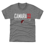 Toumani Camara Portland Trail Blazers Elite Youth T-Shirt Kids T-Shirt Tri Gray