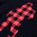 Trail Blazers 47 Brand Douglas Fur Red and Black Plaid Crew