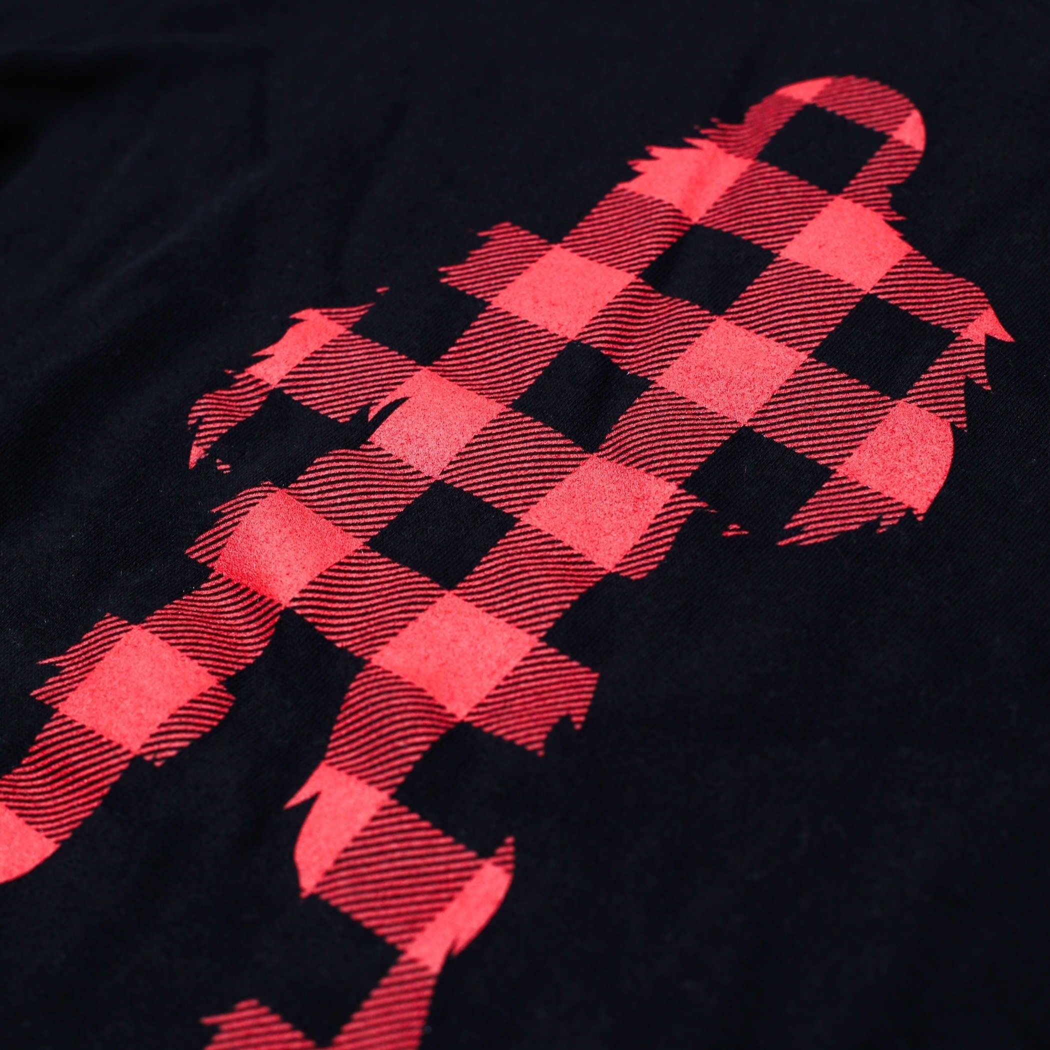 Trail Blazers 47 Brand Douglas Fur Red and Black Plaid Crew