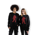 Trail Blazers 47 Brand Douglas Fur Red and Black Plaid Crew