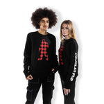Trail Blazers 47 Brand Douglas Fur Red and Black Plaid Crew