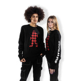 Trail Blazers 47 Brand Douglas Fur Red and Black Plaid Crew