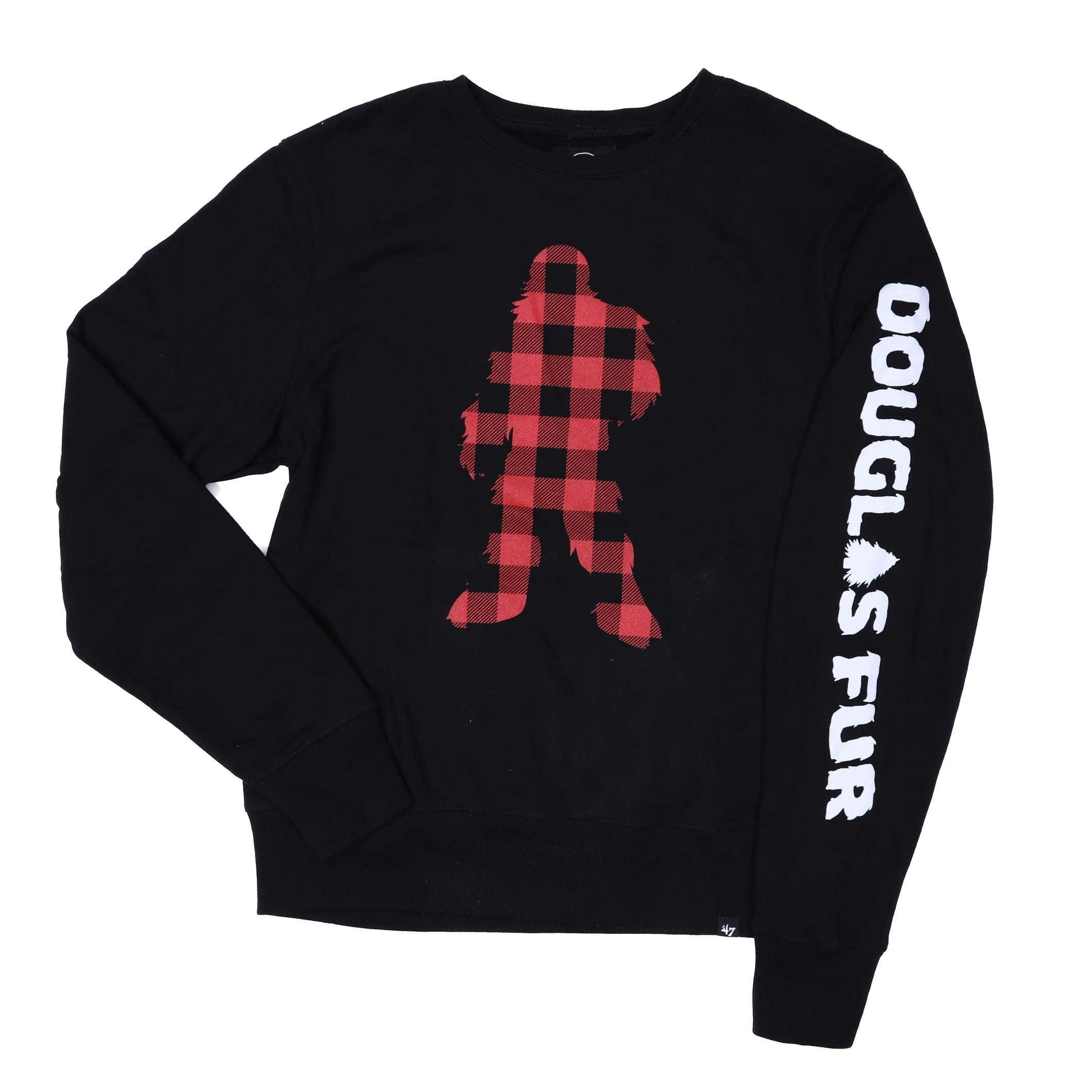 Trail Blazers 47 Brand Douglas Fur Red and Black Plaid Crew