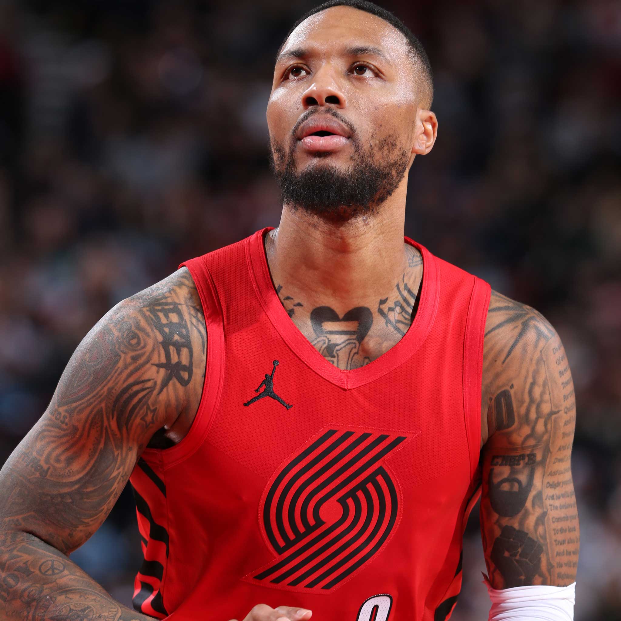 Trail Blazers Damian Lillard Nike Authentic Statement Jersey