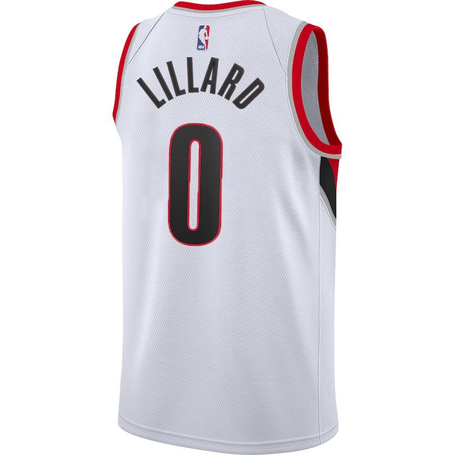 Trail Blazers Damian Lillard Nike Swingman Association Jersey
