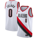 Trail Blazers Damian Lillard Nike Swingman Association Jersey 3XL