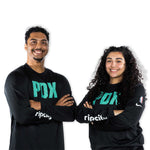 Trail Blazers Nike PDX City Edition Pregame Long Sleeve T-Shirt
