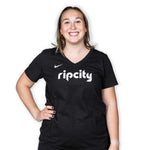 Trail Blazers Nike Women's PDX Rip City Black Tee