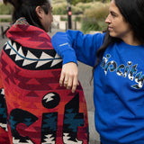 Trail Blazers x Eighth Generation Heritage ripcity Native American Woven Blanket